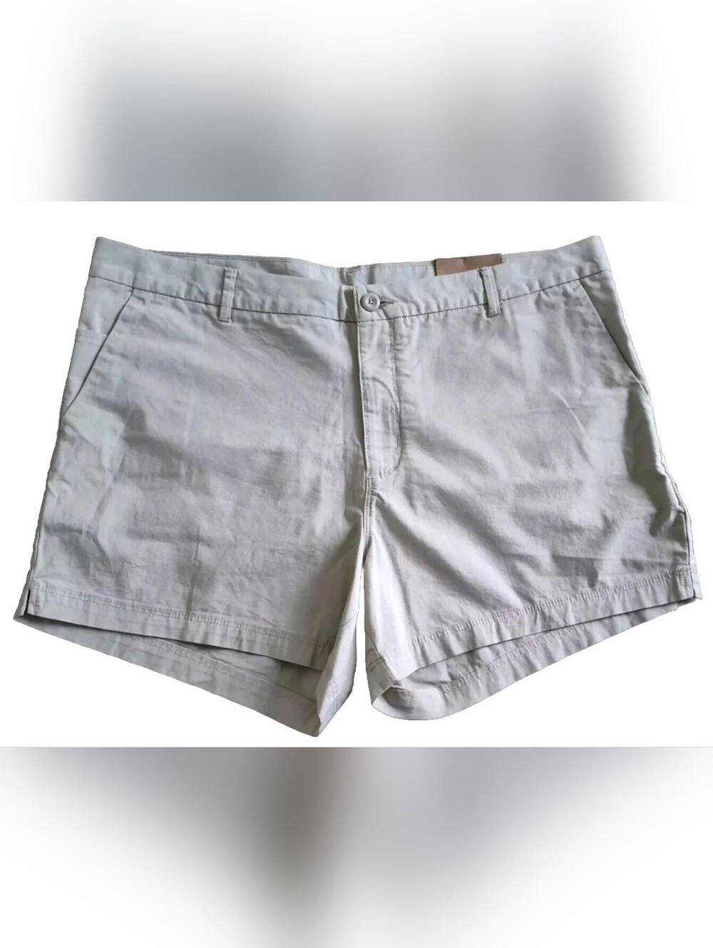 Patagonia Women's Beige Flat Front Khaki Shorts Size 18 NWT